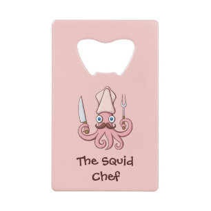 Squid Chef漫画 クレジットカード栓抜き