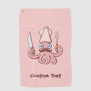 Squid Chef漫画 ゴルフタオル