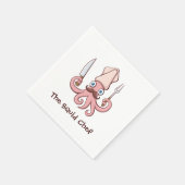 Squid Chef漫画 スタンダードカクテルナプキン (角)