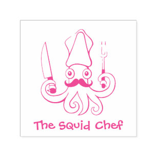 Squid Chef漫画 セルフインキングスタンプ