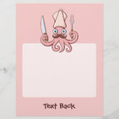 Squid Chef漫画 チラシ (裏面)