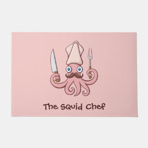 Squid Chef漫画 ドアマット