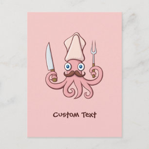 Squid Chef漫画 ポストカード