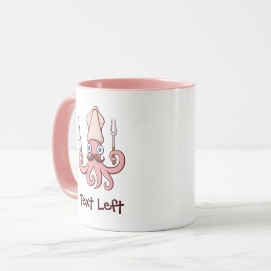 Squid Chef漫画 マグカップ (正面左)