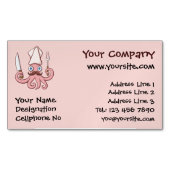 Squid Chef漫画 マグネット名刺 (正面)