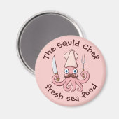 Squid Chef漫画 マグネット (正面/裏面)
