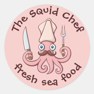 Squid Chef漫画 ラウンドシール