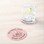 Squid Chef漫画 ラウンドペーパーコースター (インサイチュ)