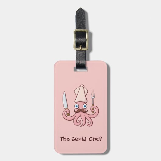 Squid Chef漫画 ラゲッジタグ (正面縦)
