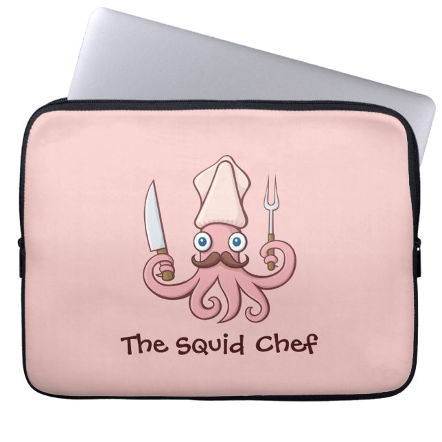 Squid Chef漫画 ラップトップスリーブ (正面)