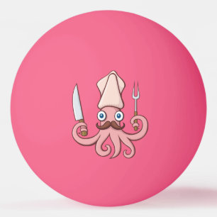 Squid Chef漫画 卓球ボール
