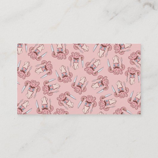 Squid Chef漫画 名刺 (裏面)