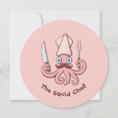 Squid Chef漫画 招待状 (正面)