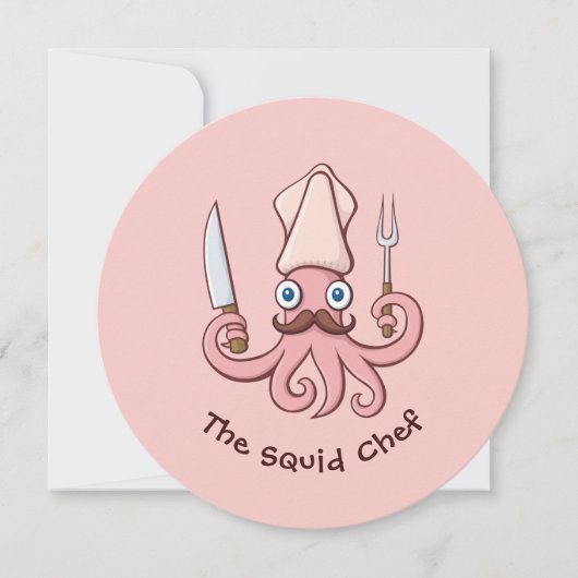 Squid Chef漫画 招待状 (正面)