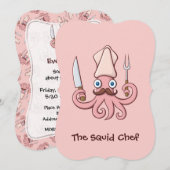 Squid Chef漫画 招待状 (正面/裏面)