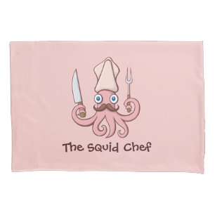 Squid Chef漫画 枕カバー