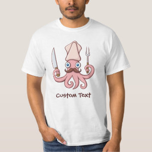 Squid Chef漫画 Tシャツ