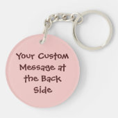 Squid Chef Cartoon Keychain キーホルダー (裏面)