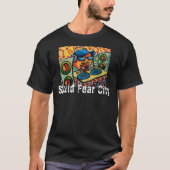 Squid Fear Cityグラフィックティー Tシャツ (正面)