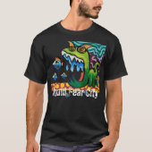 Squid Fear Cityグラフィックティー Tシャツ (正面)