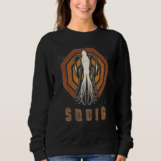 Squid Vintage Retro Classic Animal Love スウェットシャツ