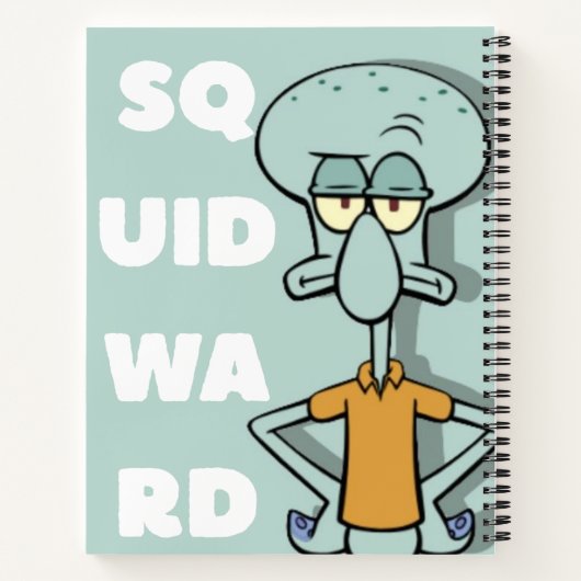 Squidward Inspired Notebook ノートブック (裏面)