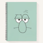 Squidward Inspired Notebook ノートブック (正面)