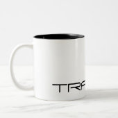 squiggleのハート。 恍惚状態 ツートーンマグカップ (左)