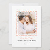 Squiggle Frame写真Date Cardを保存 セーブザデート (正面)