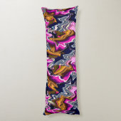 SquiggliesandCurves...... ボディピロー (裏面 (縦))