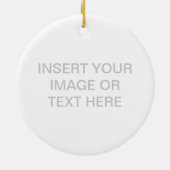 Squigglyクリスマスツリーのオーナメント セラミックオーナメント (裏面)