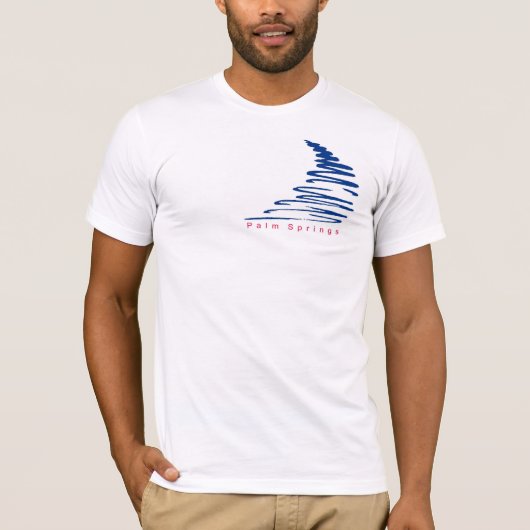 Squiggly Lines_Palm春Tシャツ Tシャツ (正面)