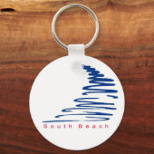 Squiggly Lines_Southビーチキーチェーン キーホルダー (正面)