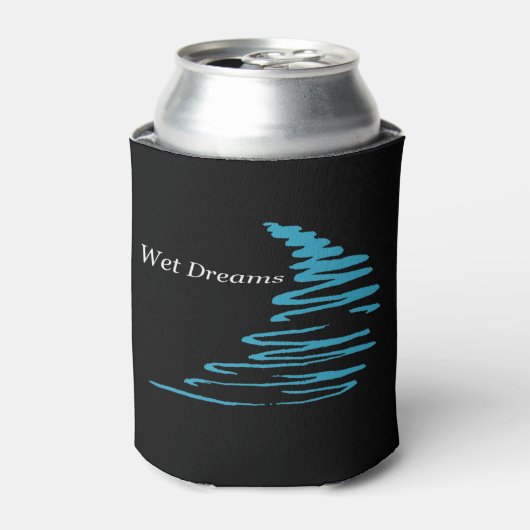 Squiggly Lines_Wet Dreams_Beverage Cozy 缶クーラー (缶正面)