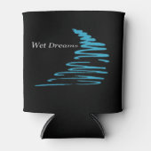 Squiggly Lines_Wet Dreams_Beverage Cozy 缶クーラー (正面)