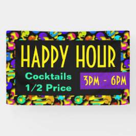 Squiggly Loopsシームレスパターン09 +あなたのバックグランス。 横断幕