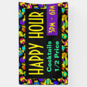 Squiggly Loopsシームレスパターン09 +あなたのバックグランス。 横断幕 (縦)