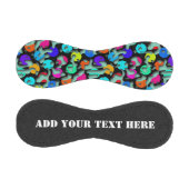 Squiggly Loopsシームレスパターン09 +あなたのバックグランス。 野球ボール (パネル)