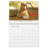 Squiggy the Squirrel Inspirational Wall Calendar カレンダー (1月 2026)