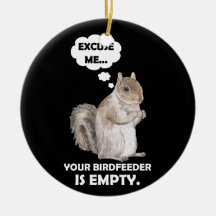 SquirrelあなたのBirdFeederが空である