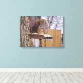 Squirrelキャンバス印刷 キャンバスプリント (インサイチュ (ウッドフロア))