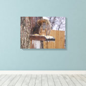 Squirrelキャンバス印刷 キャンバスプリント (インサイチュ (ウッドフロア))