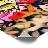 Squirrelデジタルアート絵画のポスター ポスター (角)