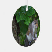 Squirrelフォトオーナメント メタルオーナメント (正面右)