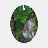 Squirrelフォトオーナメント メタルオーナメント (正面左)
