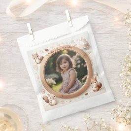 Squirrelフォトフレーム子供への誕生日パーティー フェイバーバッグ