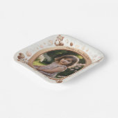 Squirrelフォトフレーム子供への誕生日パーティー ペーパープレート (傾斜あり)