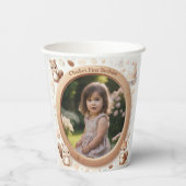 Squirrelフォトフレーム子供への誕生日パーティー 紙コップ (裏面)