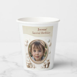 Squirrelフォトフレーム子供への誕生日パーティー 紙コップ