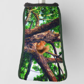 Squirrel Animal - w/ initials or Add Name ゴルフヘッドカバー (回転90)